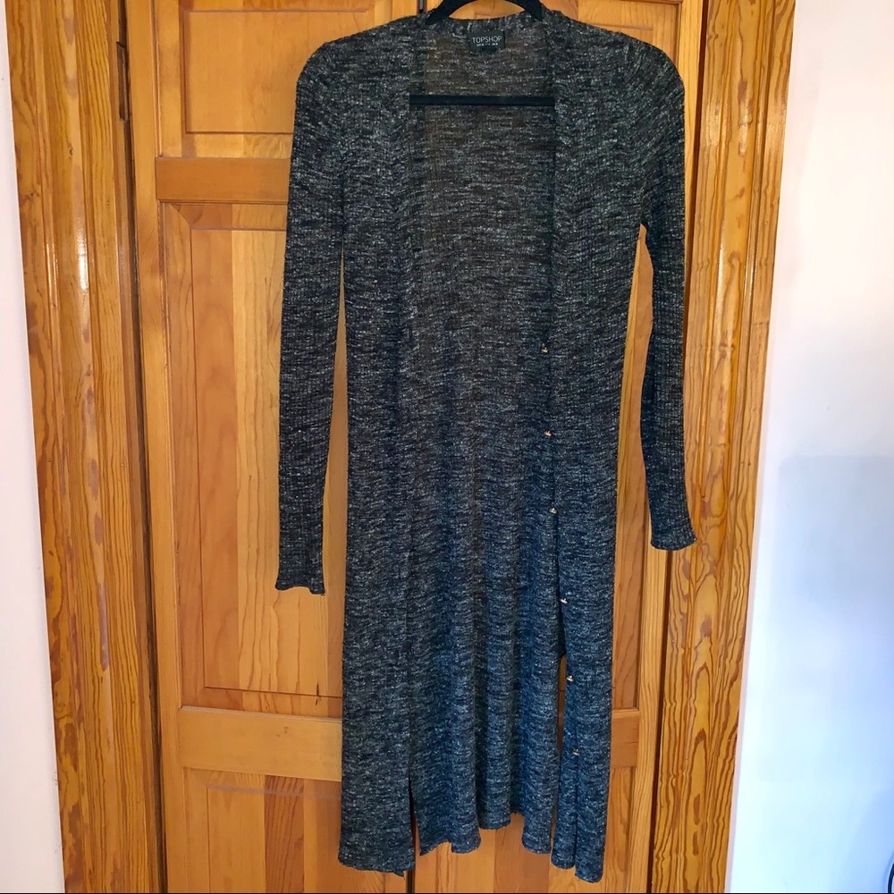 ✨Topshop longline button sweater
